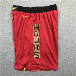 NBA Atlanta Hawks Homme Basketball Shorts Rouge